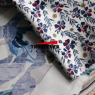 Digital printed polyester fabric for dress/linings 
